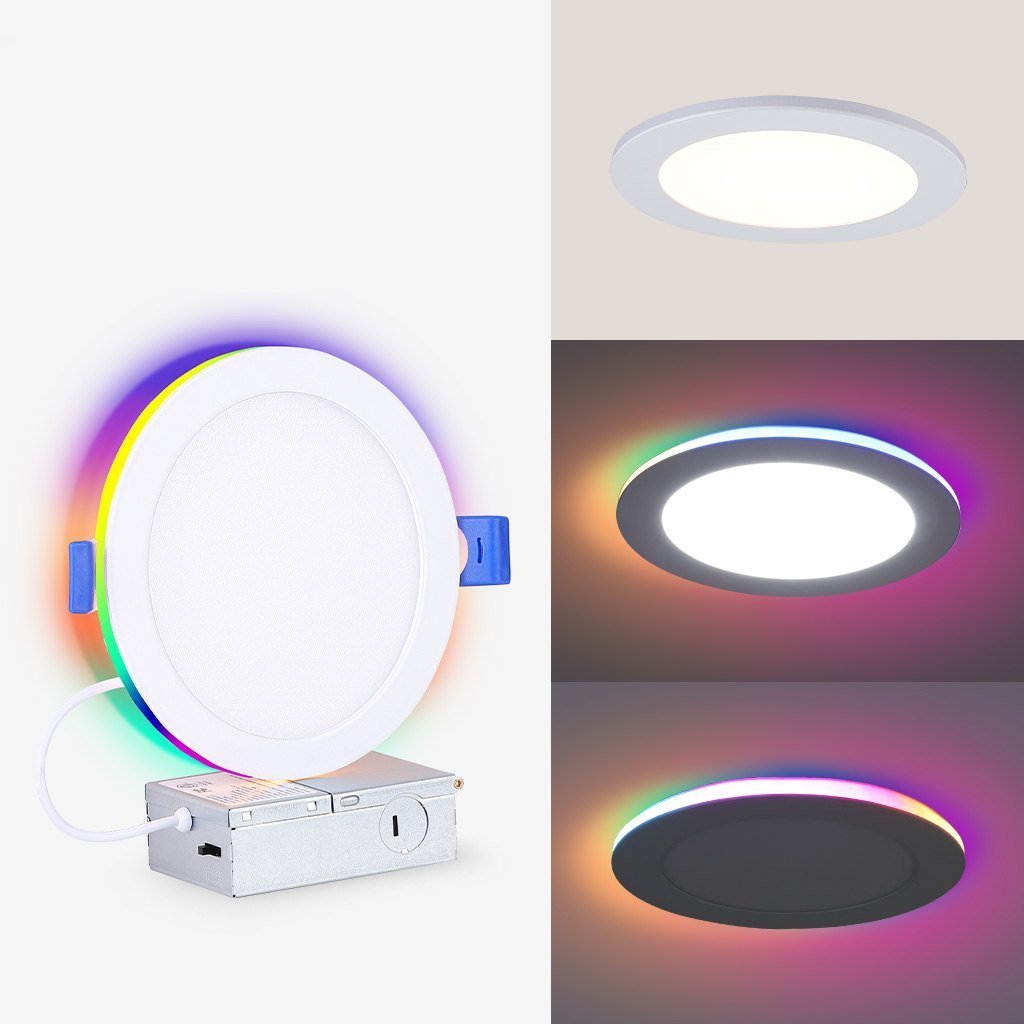 6 Inch Smart LED Recessed Light Manufacturer | RGB WiFi OEM