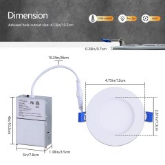 4 Inch Smart LED Recessed Light Manufacturer | RGB WiFi OEM