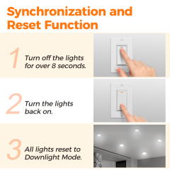 6 Inch LED Recessed Light with Night Light | OEM Factory