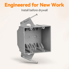 2 Gang New Work Electrical Box | OEM Manufacturer