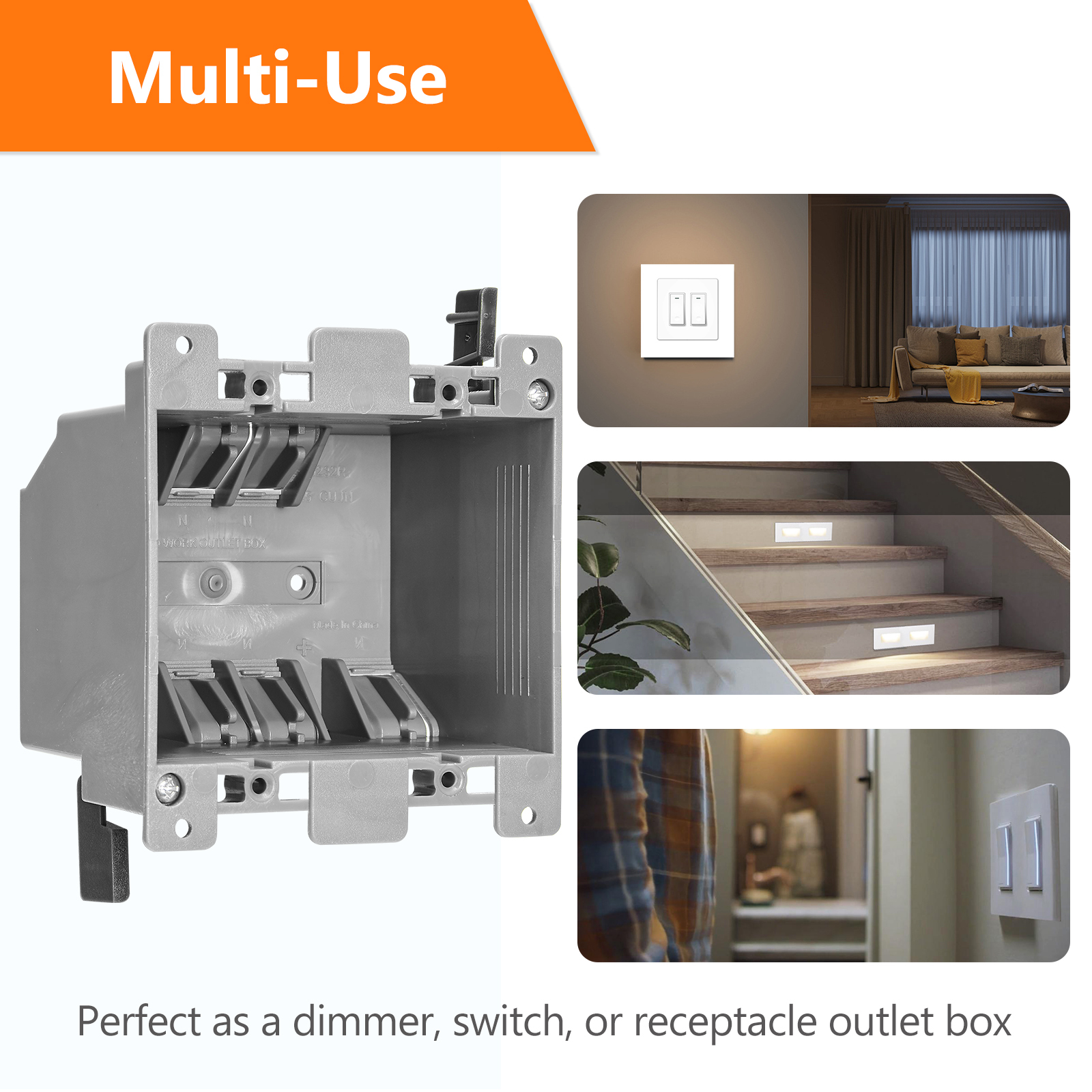 2 Gang Old Work Electrical Box | OEM Factory