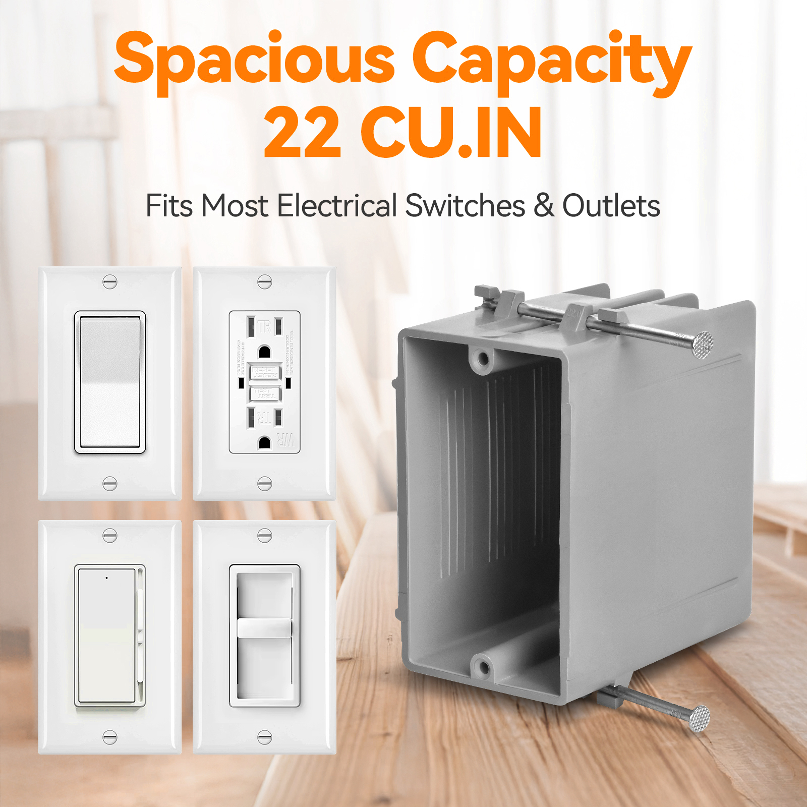 1 Gang New Work Electrical Box | UL Listed OEM Supplier