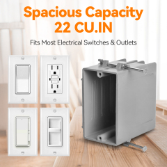 1 Gang New Work Electrical Box | UL Listed OEM Supplier