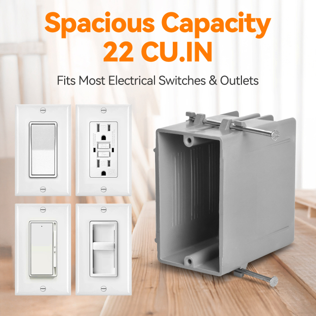 1 Gang New Work Electrical Box | UL Listed OEM Supplier