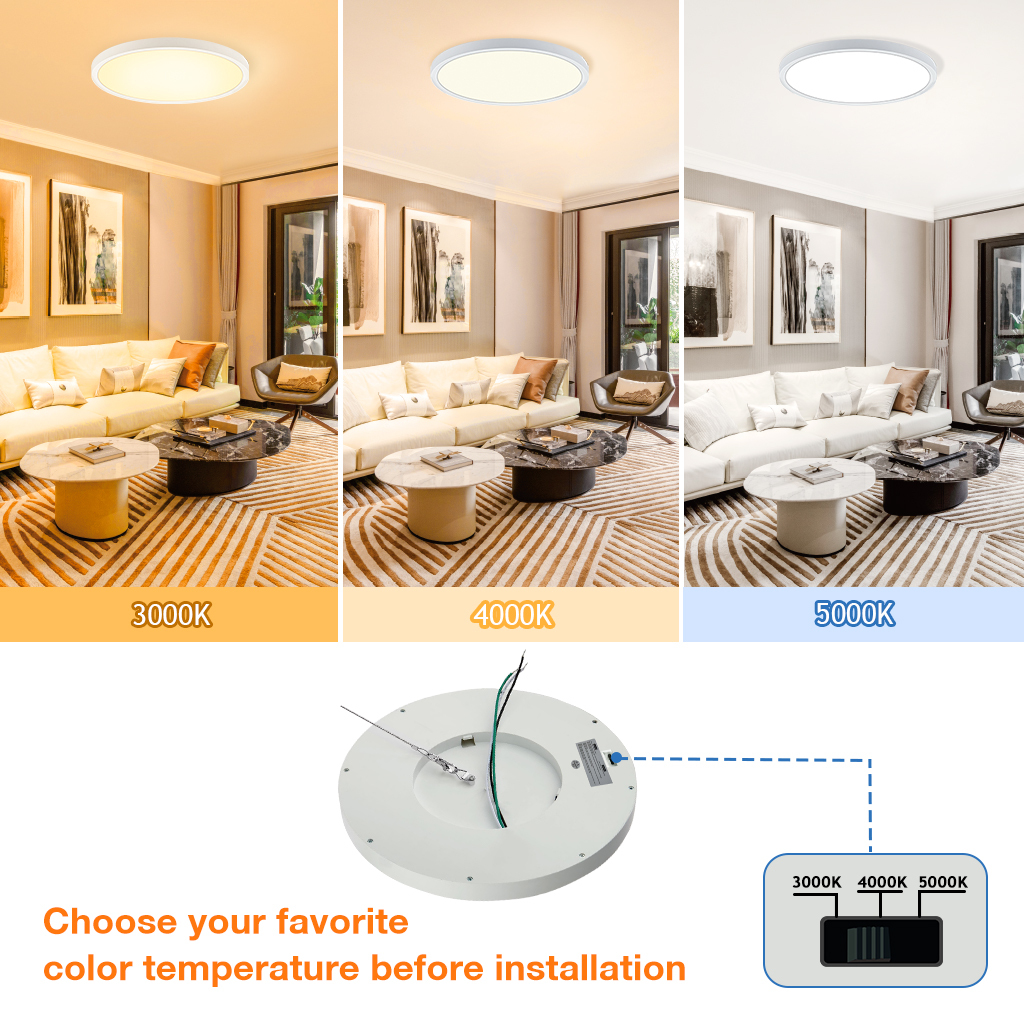 12 Inch LED Flush Mount Ceiling Light Factory | ETL FCC