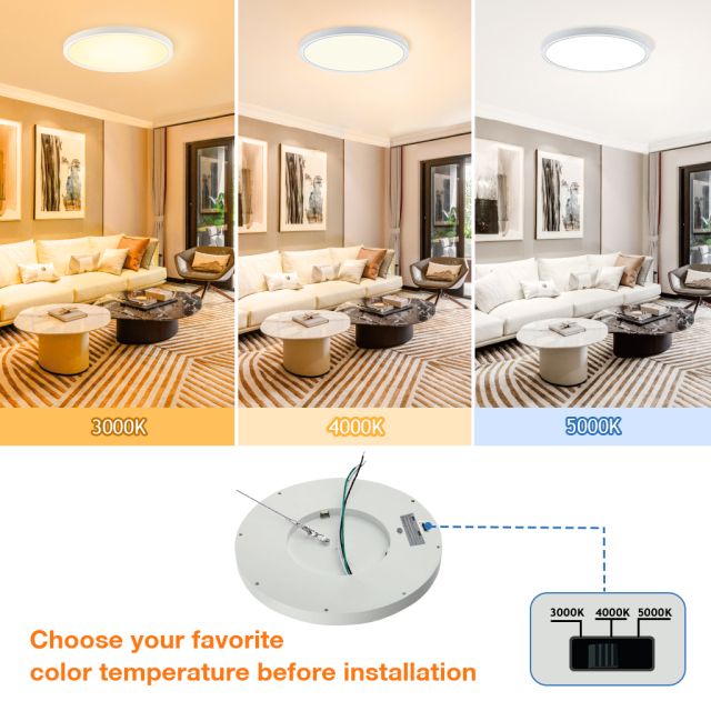 12 Inch LED Flush Mount Ceiling Light Factory | ETL FCC
