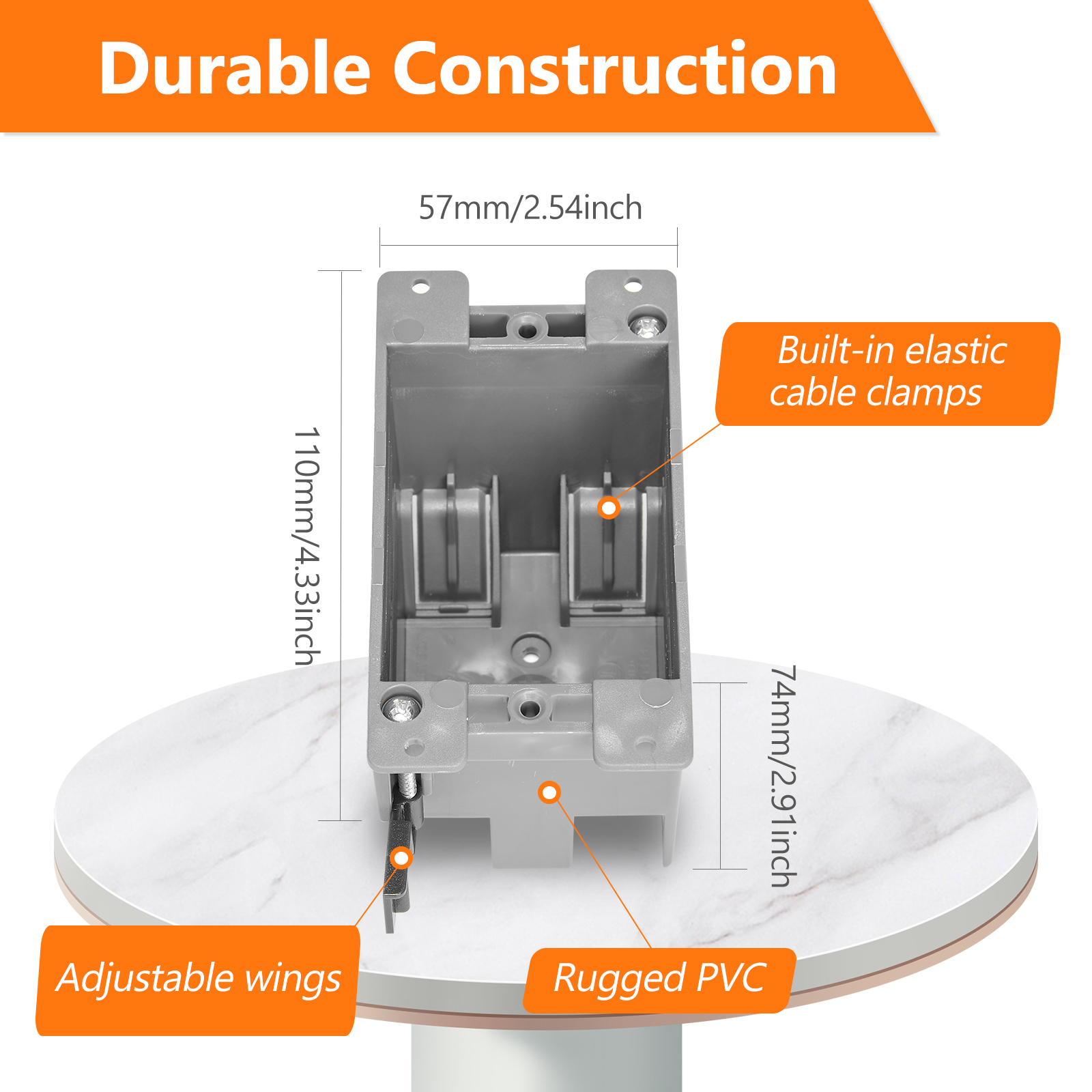 1 Gang Old Work Electrical Box | OEM Supplier
