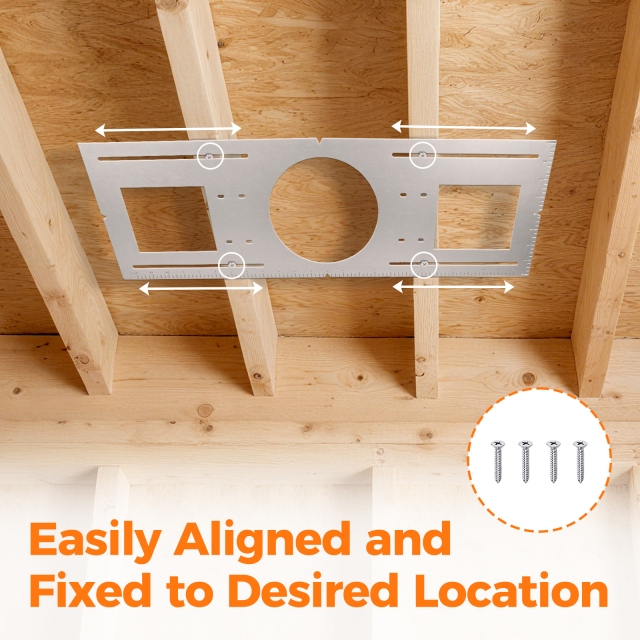 26" Mounting Plate for 6" Recessed Lights | OEM Factory