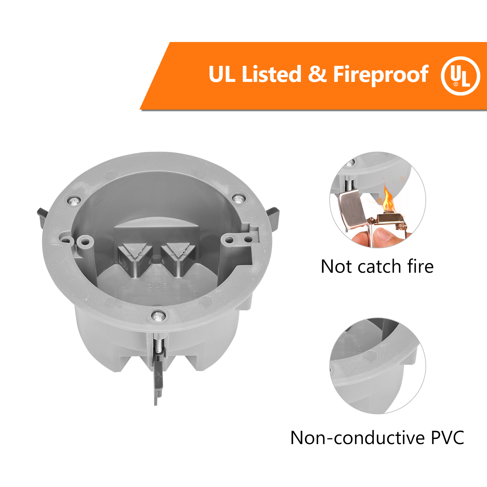 Round Old Work Ceiling Box | OEM Manufacturer