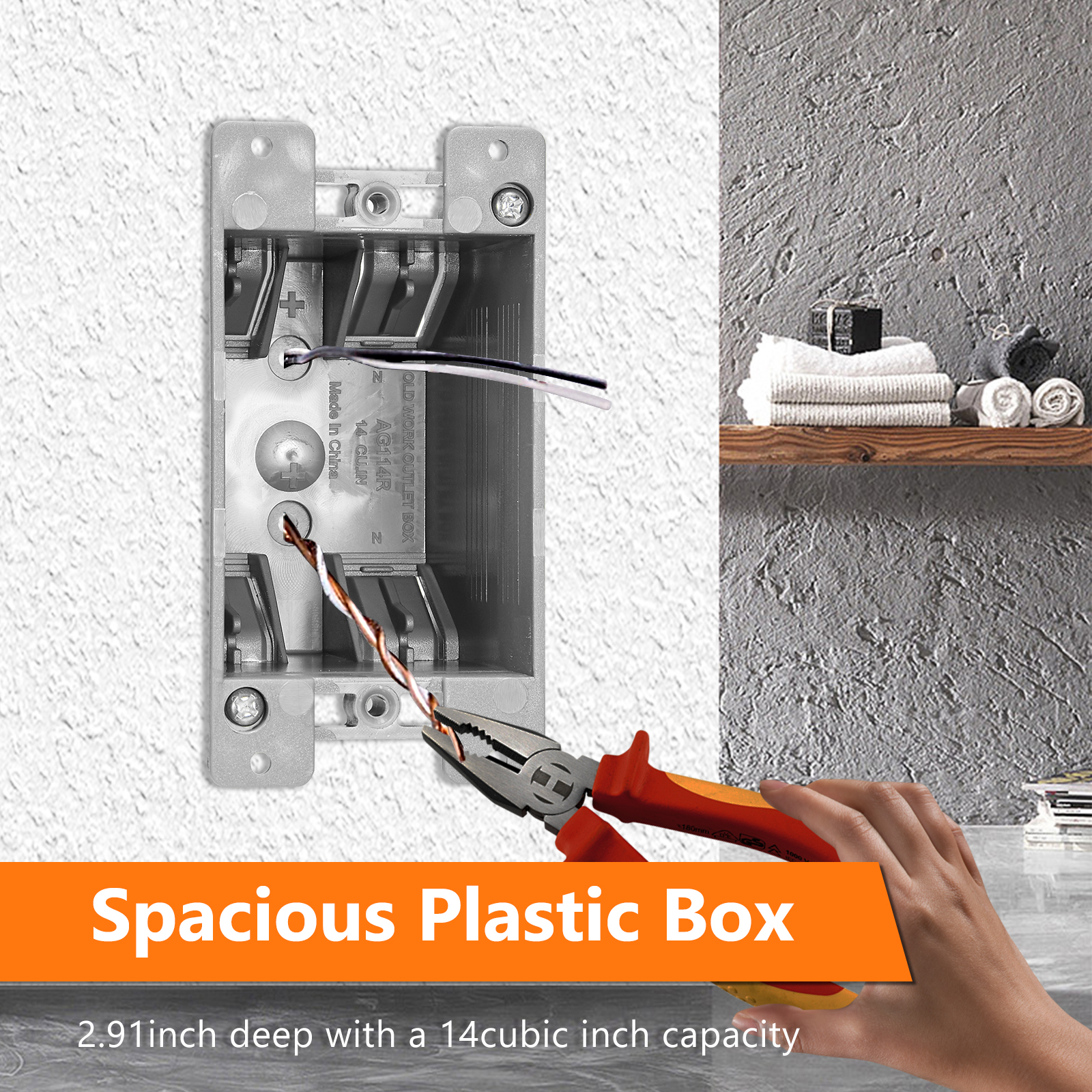 1 Gang Old Work Electrical Box | OEM Supplier