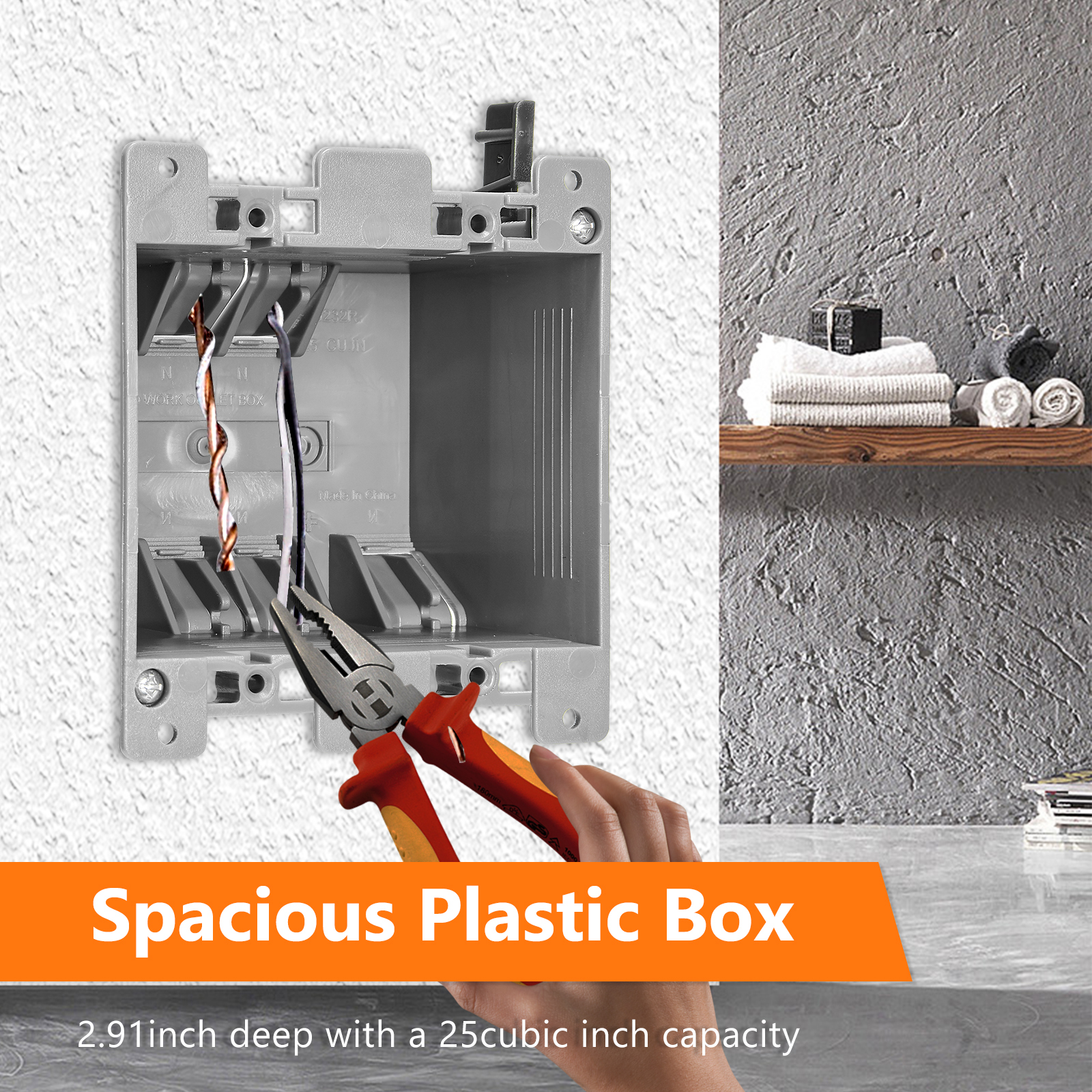 2 Gang Old Work Electrical Box | OEM Factory