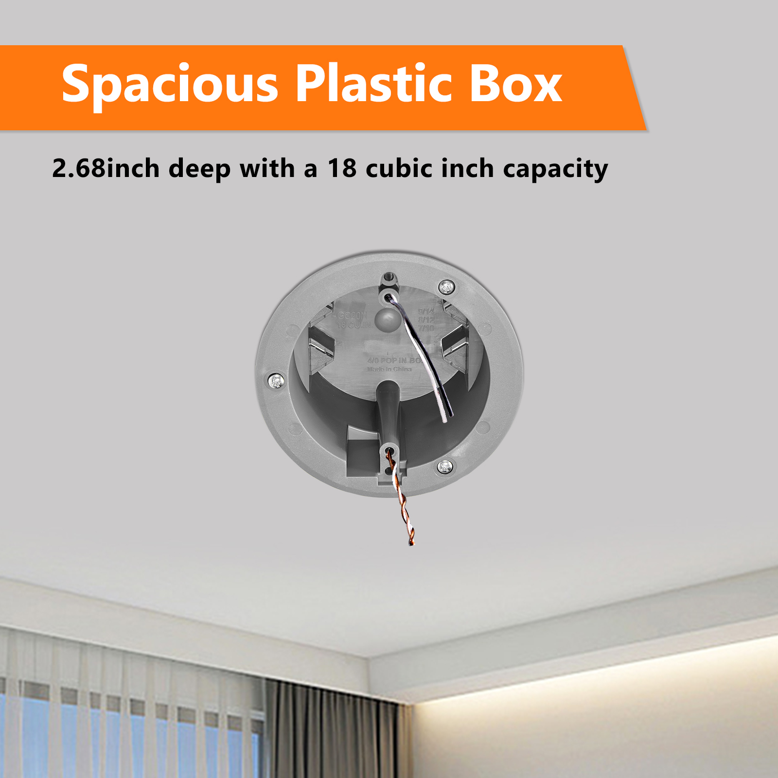 Round Old Work Ceiling Box | OEM Manufacturer