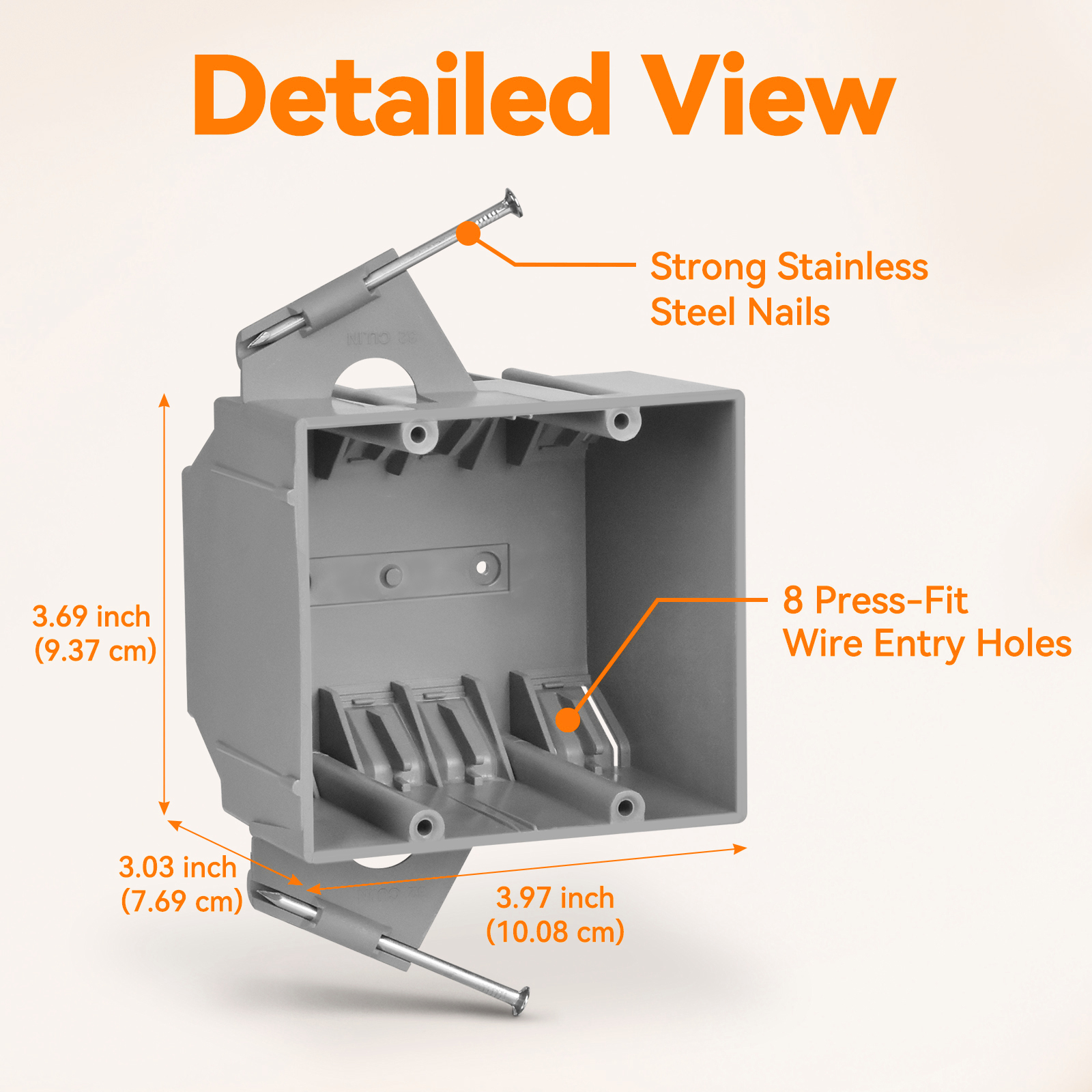2 Gang New Work Electrical Box | OEM Manufacturer
