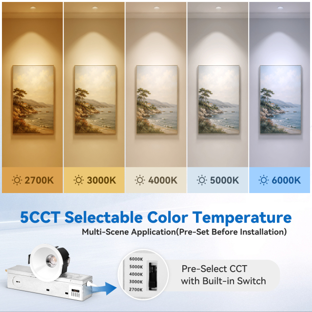 2 Inch Anti Glare COB Recessed Lighting Supplier Factory