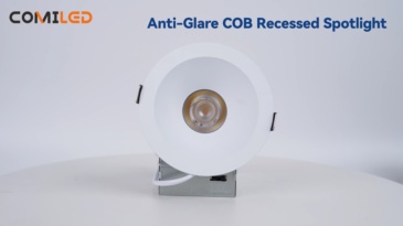 6 Inch Anti Glare COB Recessed Spot Light Supplier Factory