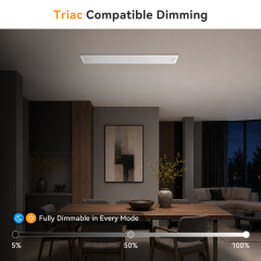 1x4 LED Surface Mount Panel Light with Night Light