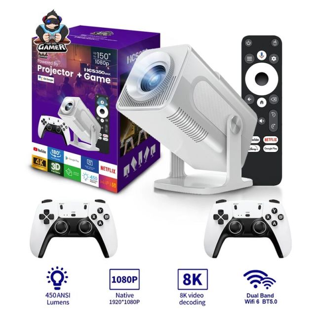 HCS350MAX Portable HD Video Retro Game Consoles 10000 Android 11 LCD Proyector Video Wifi Wireless Gamepad 3D Home Theater,Shenzhen Weihong Technology Co., Ltd.,HCS350MAX Portable HD Video Retro Game Consoles 10000 Android 11 LCD Proyector Video Wifi Wireless Gamepad 3D Home Theater