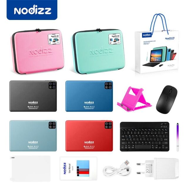 جهاز لوحي NPad10-EV بنظام أندرويد، شاشة 10.1 بوصة، معالج ثماني النواة، كاميرتان، شريحتان SIM، يدعم مكالمات 3G، بلوتوث، واي فاي، من إنتاج شركة Shenzhen Weihong Technology Co., Ltd.