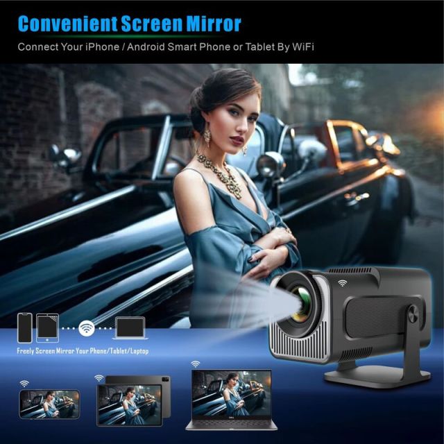 Factory Price HY320 Mini Projector Upgrade 4K Android 11 WiFi 6 BT 5.0 Allwinner H713 Home Outdoor Portable Projector,Shenzhen Weihong Technology Co., Ltd.,Factory Price HY320 Mini Projector Upgrade 4K Android 11 WiFi 6 BT 5.0 Allwinner H713 Home Outdoor Portable Projector