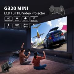 Projector HY320 MINI 2-IN-1 Professional Chip Android Projector With 2 Wireless Game Controllers Built-in 20000+ Games,Shenzhen Weihong Technology Co., Ltd.,Projector HY320 MINI 2-IN-1 Professional Chip Android Projector With 2 Wireless Game Controllers Built-in 20000+ Games