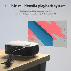 Портативный мини-проектор 3D LED для домашнего кинотеатра, игр, лазерный проектор, Smart TV BOX, Shenzhen Weihong Technology Co., Ltd., Портативный мини-проектор 3D LED для домашнего кинотеатра, игр, лазерный проектор, Smart TV BOX