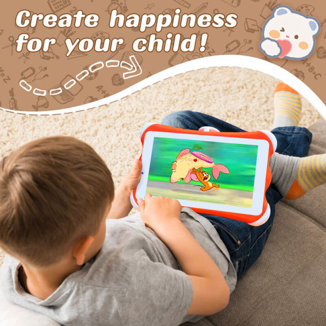 جهاز Npad703 اللوحي الجديد للأطفال بنمط كرتوني، شاشة 7 بوصة، نظام أندرويد، ألعاب تعليمية، هدية مثالية للأطفال، من شركة Shenzhen Weihong Technology Co., Ltd.