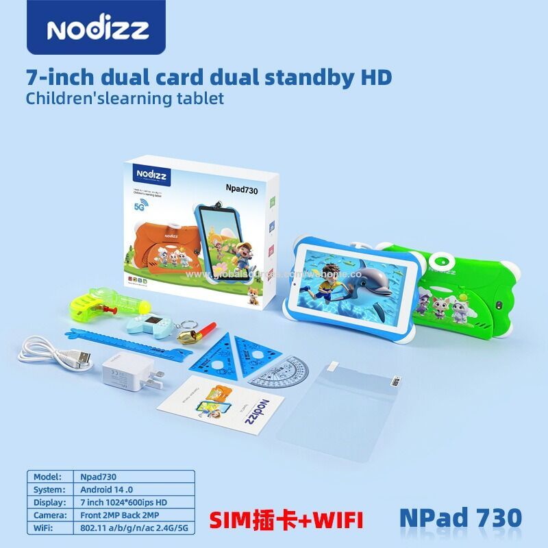 Детский планшет Npad730 SIM+WiFi с 7-дюймовым экраном и функцией отображения информации о звонках, Shenzhen Weihong Technology Co., Ltd., Детский планшет Npad730 SIM+WiFi с 7-дюймовым экраном и функцией отображения информации о звонках
