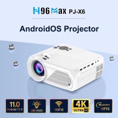 H96 Max PJ-X6 Portable Smart Projector with Android 11 HD 4K Mini LED/Laser Lamp BT5.4 Optional Battery,Shenzhen Weihong Technology Co., Ltd.,H96 Max PJ-X6 Portable Smart Projector with Android 11 HD 4K Mini LED/Laser Lamp BT5.4 Optional Battery