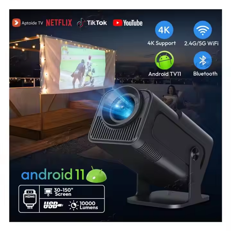Factory Price HY320 Mini Projector Upgrade 4K Android 11 WiFi 6 BT 5.0 Allwinner H713 Home Outdoor Portable Projector,Shenzhen Weihong Technology Co., Ltd.,Factory Price HY320 Mini Projector Upgrade 4K Android 11 WiFi 6 BT 5.0 Allwinner H713 Home Outdoor Portable Projector