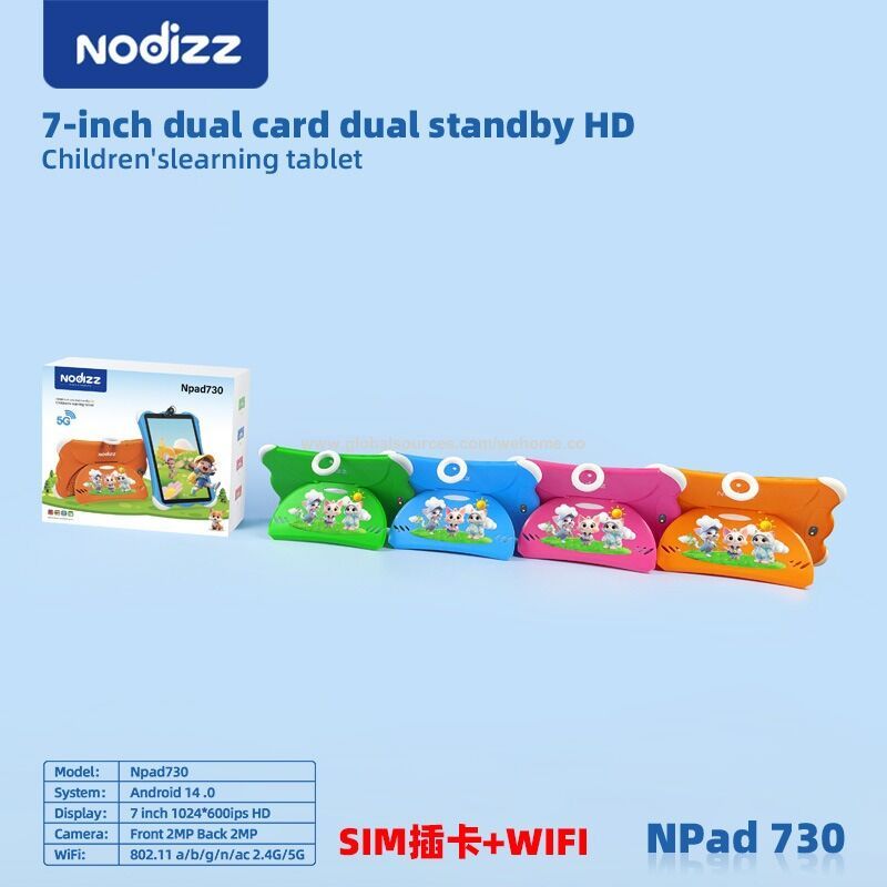 Детский планшет Npad730 SIM+WiFi с 7-дюймовым экраном и функцией отображения информации о звонках, Shenzhen Weihong Technology Co., Ltd., Детский планшет Npad730 SIM+WiFi с 7-дюймовым экраном и функцией отображения информации о звонках