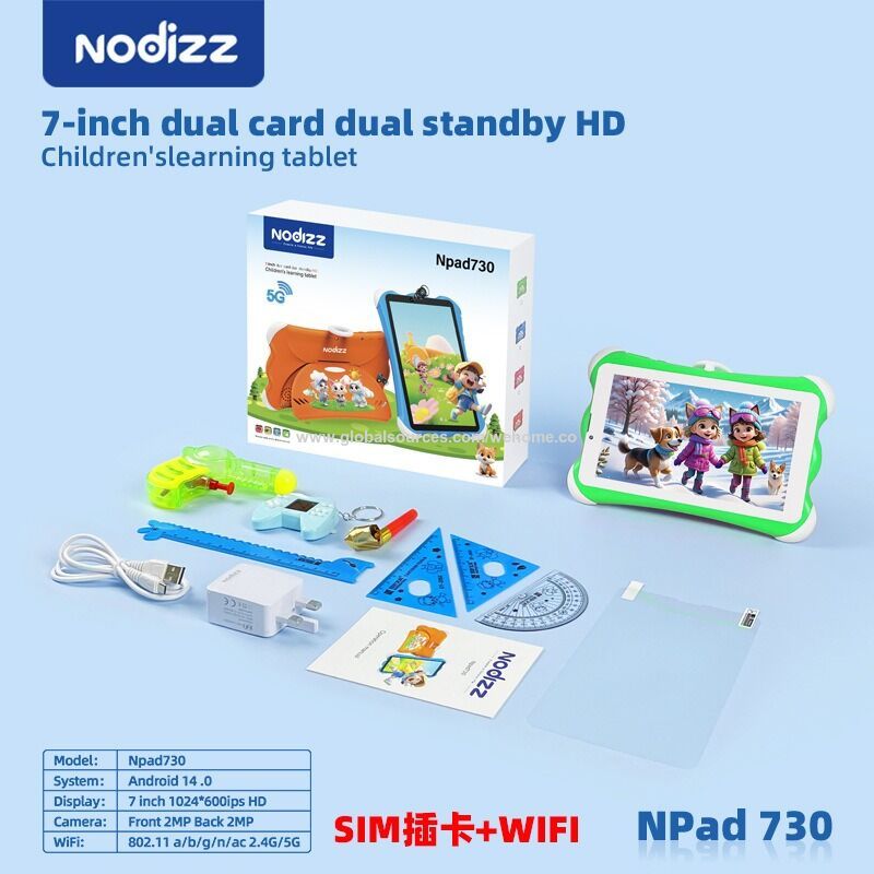 Детский планшет Npad730 SIM+WiFi с 7-дюймовым экраном и функцией отображения информации о звонках, Shenzhen Weihong Technology Co., Ltd., Детский планшет Npad730 SIM+WiFi с 7-дюймовым экраном и функцией отображения информации о звонках