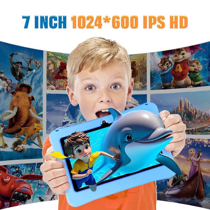 جهاز Npad701 اللوحي للأطفال، 7 بوصة، بنظام أندرويد، مضاد للسقوط، جهاز تعليمي مزود بتقنية بلوتوث WIFT، من إنتاج شركة Shenzhen Weihong Technology Co., Ltd.