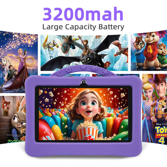جهاز Npad702 اللوحي الجديد للأطفال بنمط كرتوني، شاشة 7 بوصة، نظام أندرويد، ألعاب تعليمية، هدية مثالية للأطفال، من شركة Shenzhen Weihong Technology Co., Ltd.
