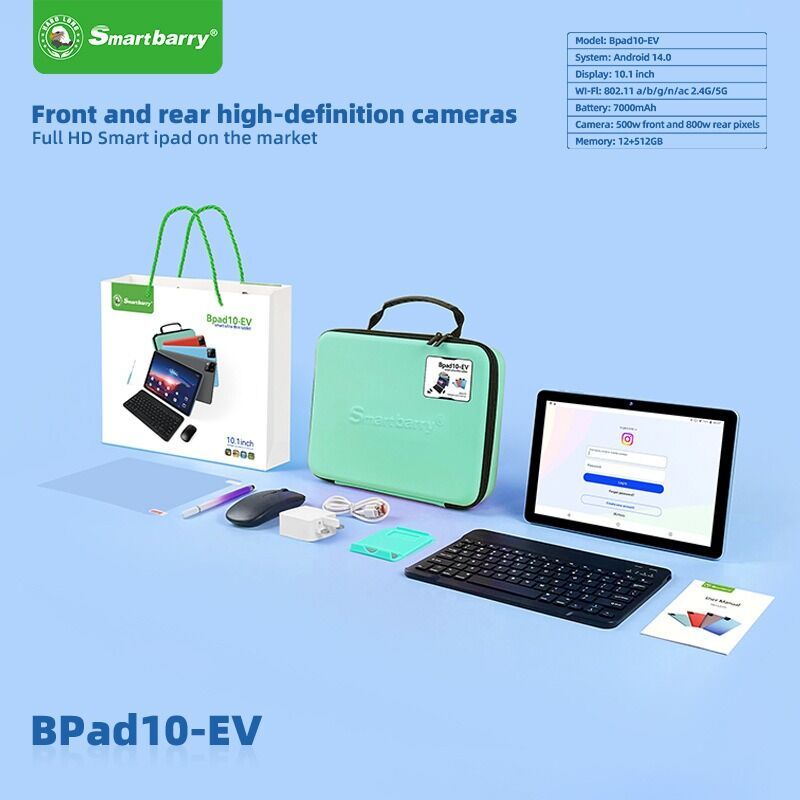 جهاز لوحي NPad10-EV بنظام أندرويد، شاشة 10.1 بوصة، معالج ثماني النواة، كاميرتان، شريحتان SIM، يدعم مكالمات 3G، بلوتوث، واي فاي، من إنتاج شركة Shenzhen Weihong Technology Co., Ltd.