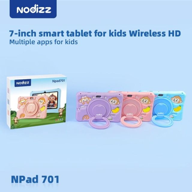 جهاز Npad701 اللوحي للأطفال، 7 بوصة، بنظام أندرويد، مضاد للسقوط، جهاز تعليمي مزود بتقنية بلوتوث WIFT، من إنتاج شركة Shenzhen Weihong Technology Co., Ltd.