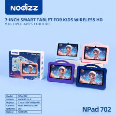 جهاز Npad702 اللوحي الجديد للأطفال بنمط كرتوني، شاشة 7 بوصة، نظام أندرويد، ألعاب تعليمية، هدية مثالية للأطفال، من شركة Shenzhen Weihong Technology Co., Ltd.