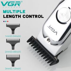 ماكينة تشذيب الشعر VGR V071 الاحترافية اللاسلكية، ماكينة قص الشعر الكهربائية بدون قص، متوفرة بالجملة من شركة Shenzhen Weihong Technology Co., Ltd.