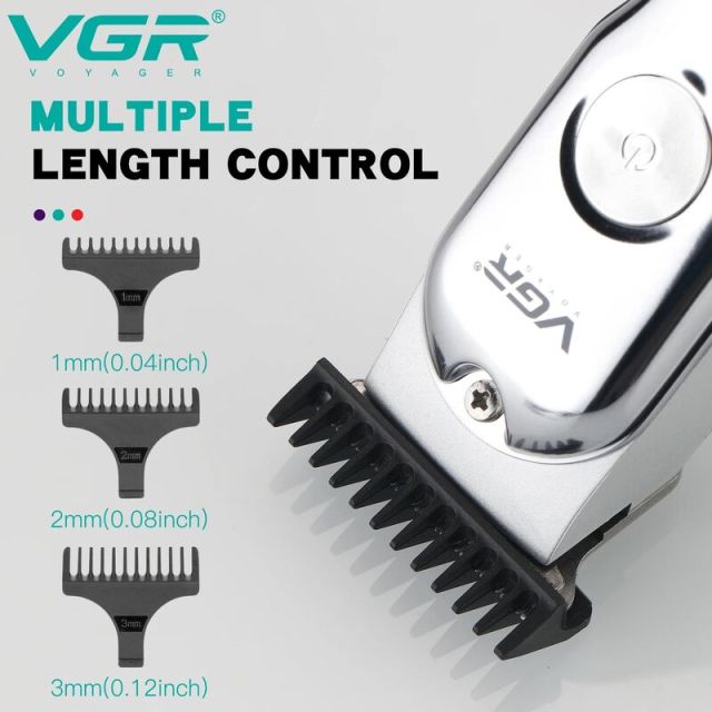 ماكينة تشذيب الشعر VGR V071 الاحترافية اللاسلكية، ماكينة قص الشعر الكهربائية بدون قص، متوفرة بالجملة من شركة Shenzhen Weihong Technology Co., Ltd.