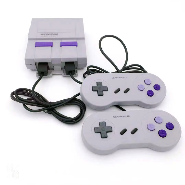 جهاز ألعاب 821 HD فائق الصغر، جهاز ألعاب SNES 8 بت، إصدار NWS الكلاسيكي، بسعر المصنع، طراز 821 مدمج، مقبض لشخصين، شركة Shenzhen Weihong Technology Co., Ltd.