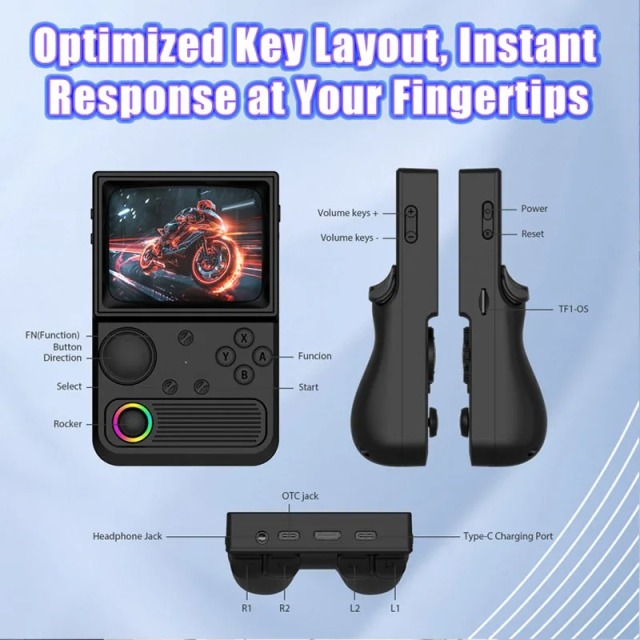 R36T Game Console Retro TV Handheld Gaming Console Support WIFI 3.5'' IPS Screen 22000+ Game Portable Pocket Video Player,Shenzhen Weihong Technology Co., Ltd.,R36T Game Console Retro TV Handheld Gaming Console Support WIFI 3.5'' IPS Screen 22000+ Game Portable Pocket Video Player