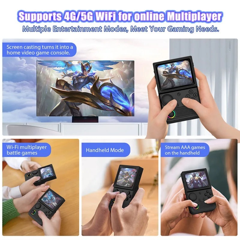 R36T Game Console Retro TV Handheld Gaming Console Support WIFI 3.5'' IPS Screen 22000+ Game Portable Pocket Video Player,Shenzhen Weihong Technology Co., Ltd.,R36T Game Console Retro TV Handheld Gaming Console Support WIFI 3.5'' IPS Screen 22000+ Game Portable Pocket Video Player