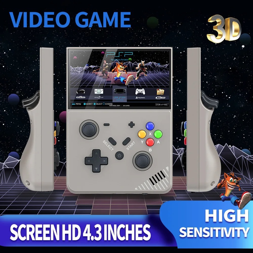 M18 Портативная игровая консоль с открытым исходным кодом, 4,3-дюймовый 3D HD 4K джойстик, ретро-аркада, PSP, PS1, электронная игровая консоль, Shenzhen Weihong Technology Co., Ltd., M18 Портативная игровая консоль с открытым исходным кодом, 4,3-дюймовый 3D HD 4K джойстик, ретро-аркада, PSP, PS1, электронная игровая консоль