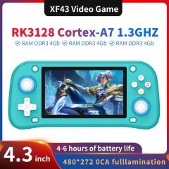 XF43 Ретро портативная игровая консоль с открытым исходным кодом, 4,3-дюймовым IPS-экраном, операционной системой Linux, чипом RK3128, портативный карманный видеоплеер, Shenzhen Weihong Technology Co., Ltd., XF43 Ретро портативная игровая консоль с открытым исходным кодом, 4,3-дюймовым IPS-экраном, операционной системой Linux, чипом RK3128, портативный карманный видеоплеер