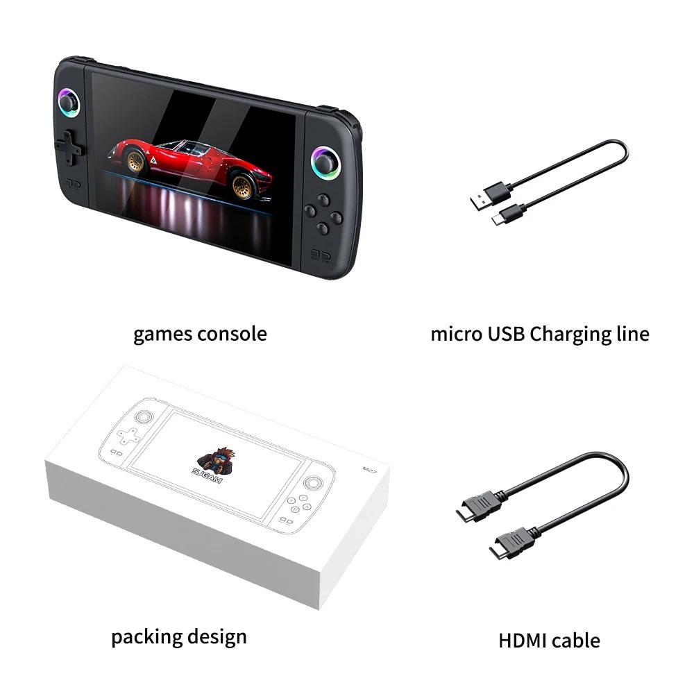 Factory Price M27 Game Console Portable Pocket Retro Handheld Video Game Console 7.0" IPS Screen,Shenzhen Weihong Technology Co., Ltd.,Factory Price M27 Game Console Portable Pocket Retro Handheld Video Game Console 7.0" IPS Screen