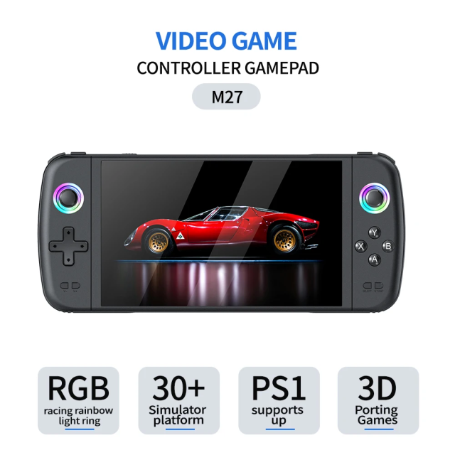 Factory Price M27 Game Console Portable Pocket Retro Handheld Video Game Console 7.0" IPS Screen,Shenzhen Weihong Technology Co., Ltd.,Factory Price M27 Game Console Portable Pocket Retro Handheld Video Game Console 7.0" IPS Screen