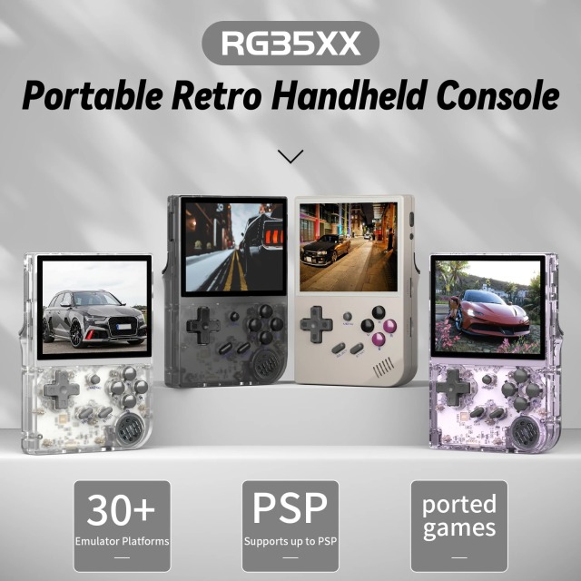 Портативная игровая консоль RG35XX с 3,5-дюймовым IPS-экраном, операционной системой Linux и процессором H700, Shenzhen Weihong Technology Co., Ltd., Портативная игровая консоль RG35XX с 3,5-дюймовым IPS-экраном, операционной системой Linux и процессором H700.