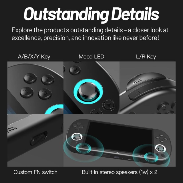 Trimui Smart Pro Handheld Game Console 4.96''IPS Screen Linux System Joystick RGB Lighting Smartpro Retro Video Game Player,Shenzhen Weihong Technology Co., Ltd.,Trimui Smart Pro Handheld Game Console 4.96''IPS Screen Linux System Joystick RGB Lighting Smartpro Retro Video Game Player