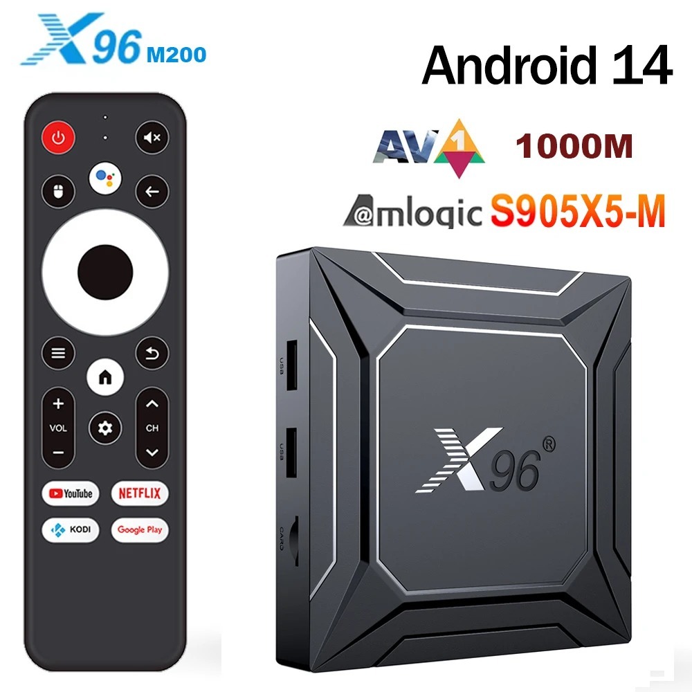 X96 M200 Android 14 Fast Smart TV BOX 4GB 64GB Amlogic S905X5M 1000M AV1 BT TVBOX 2.4G&5G Dual Wifi 2G16G/4G32G Media Player,Shenzhen Weihong Technology Co., Ltd.,X96 M200 Android 14 Fast Smart TV BOX 4GB 64GB Amlogic S905X5M 1000M AV1 BT TVBOX 2.4G&5G Dual Wifi 2G16G/4G32G Media Player