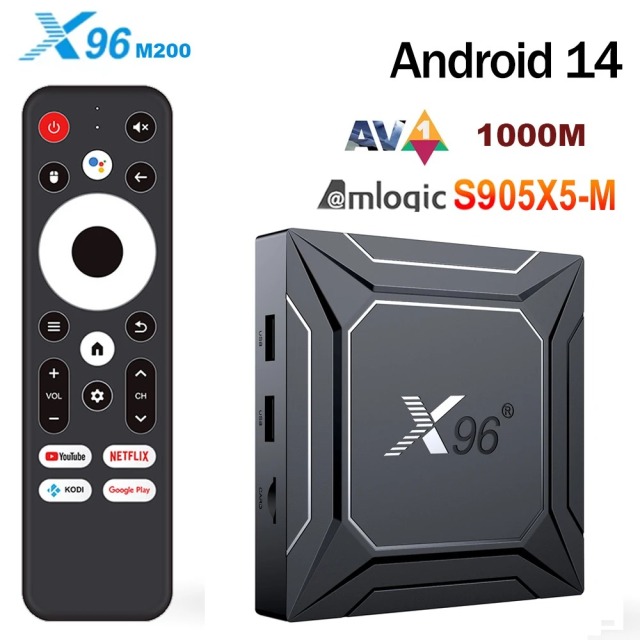 X96 M200 Android 14 Fast Smart TV BOX 4GB 64GB Amlogic S905X5M 1000M AV1 BT TVBOX 2.4G&5G Dual Wifi 2G16G/4G32G Media Player,Shenzhen Weihong Technology Co., Ltd.,X96 M200 Android 14 Fast Smart TV BOX 4GB 64GB Amlogic S905X5M 1000M AV1 BT TVBOX 2.4G&5G Dual Wifi 2G16G/4G32G Media Player