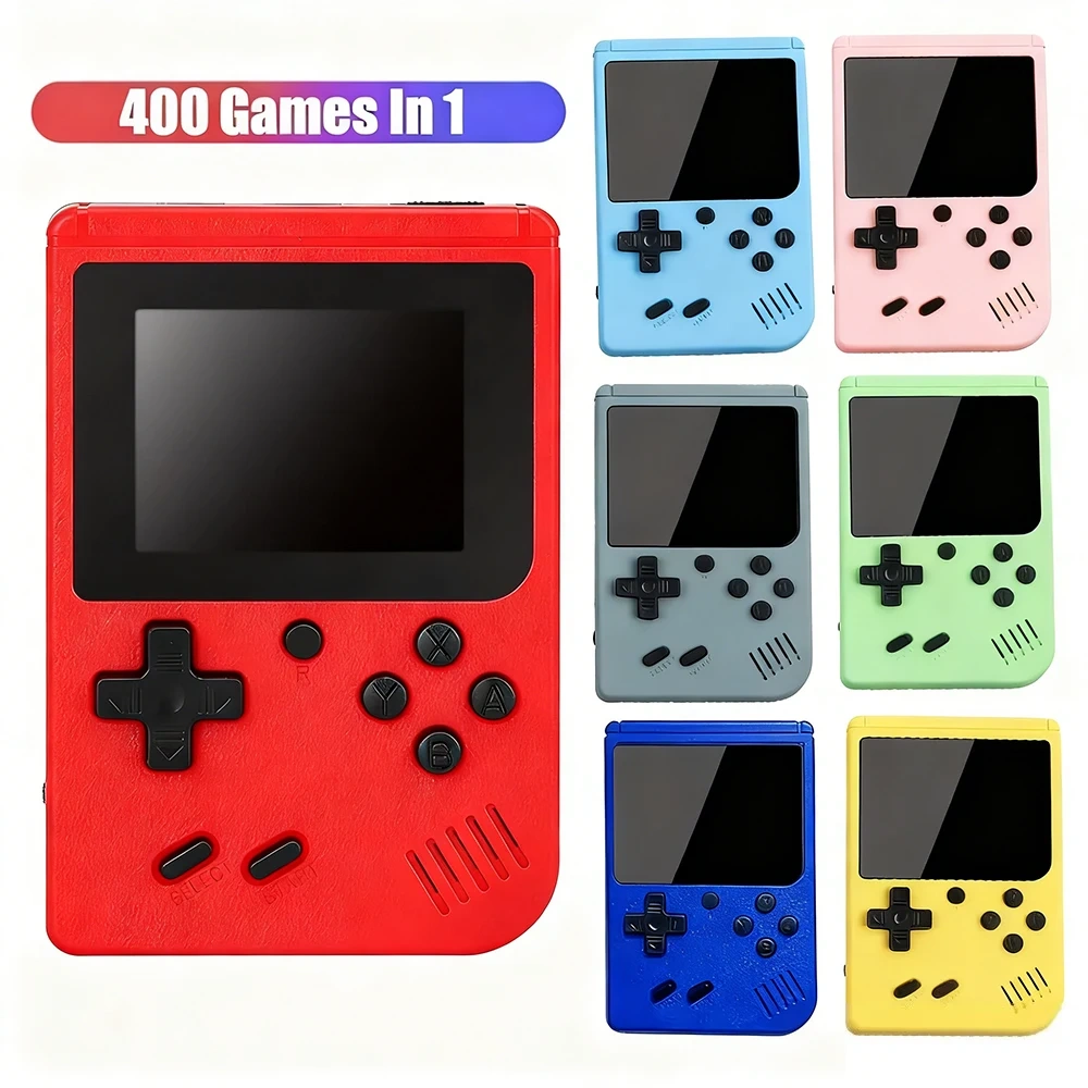 Retro Video Game Console 8-bit 3.0 Inch LCD Screen 400 Games Portable Mini Handheld Kids Game Console,Shenzhen Weihong Technology Co., Ltd.,Classic Retro Video Pocket Games Console Lcd Screen Built-in 400 Handheld Portable Mini Game Player for Boy Christmas Gift